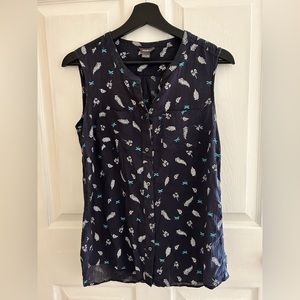 Eddie Bauer Blue Tank Top Size Medium